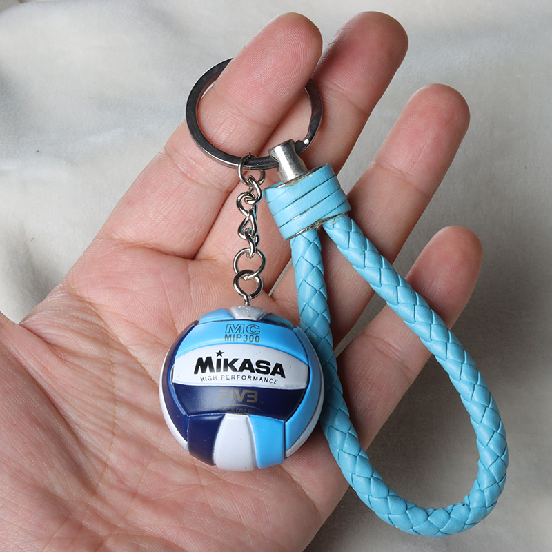 1pcs PVC  Volleyball Keychain  - Leatherwork Ruler บทวิจารณ์และราคา