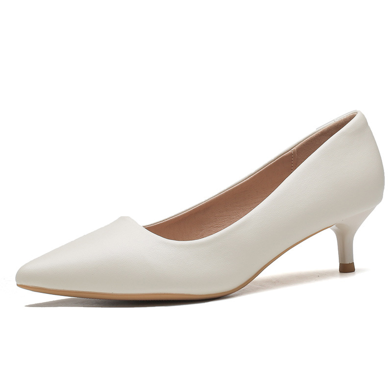 High-heeled women's slim heel  - Leatherwork In French บทวิจารณ์และราคา