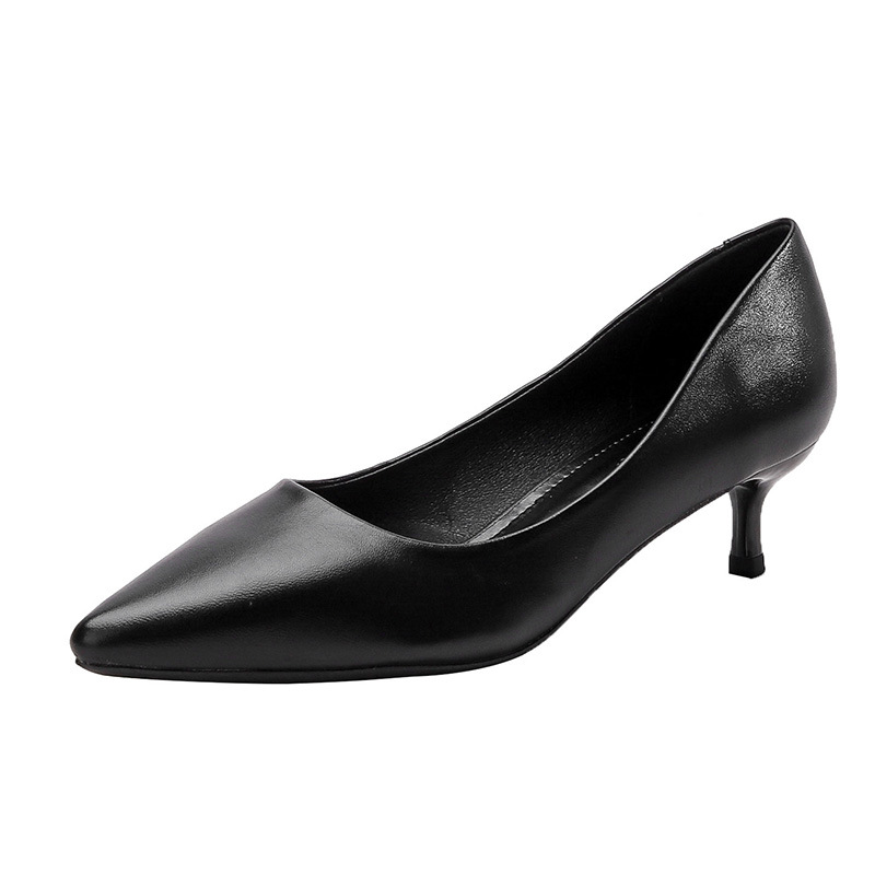 High-heeled women's slim heel  - Leatherwork In French บทวิจารณ์และราคา