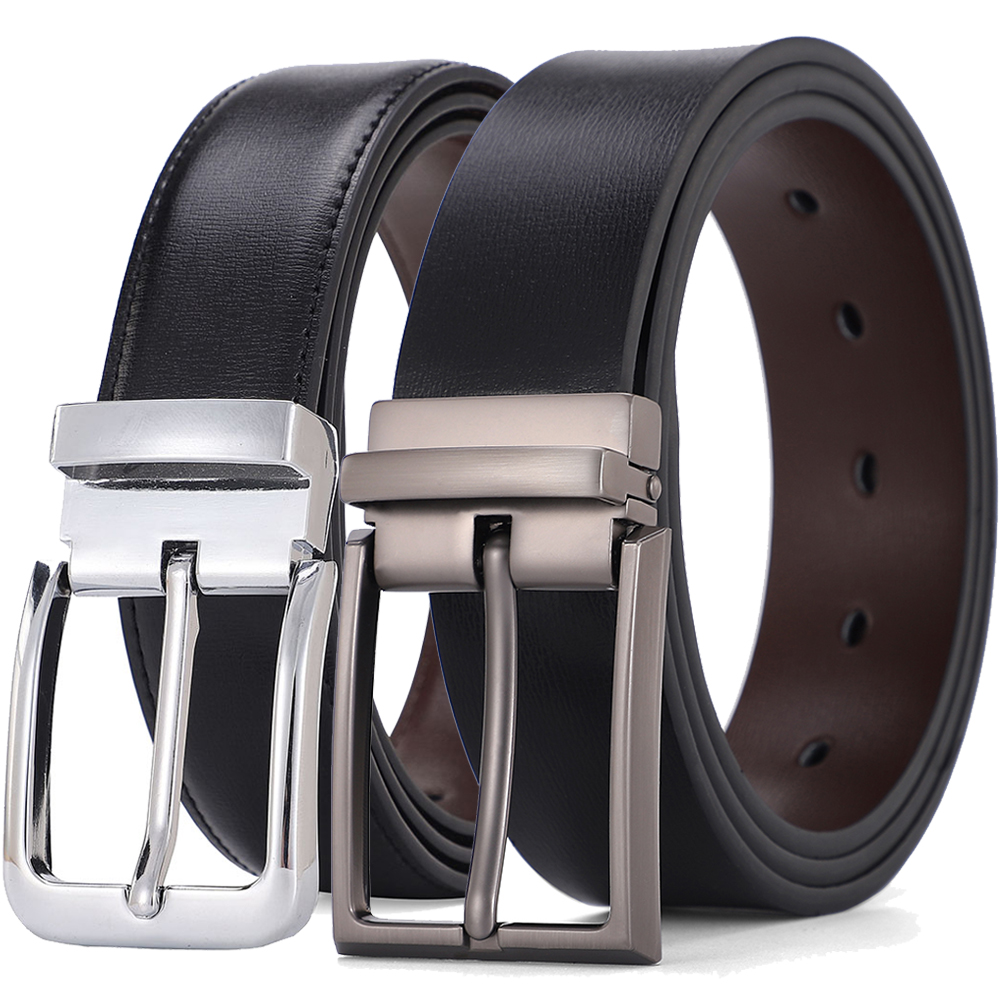 Pin Buckle Leather Belts for M - Leather Work Jeans บทวิจารณ์และราคา