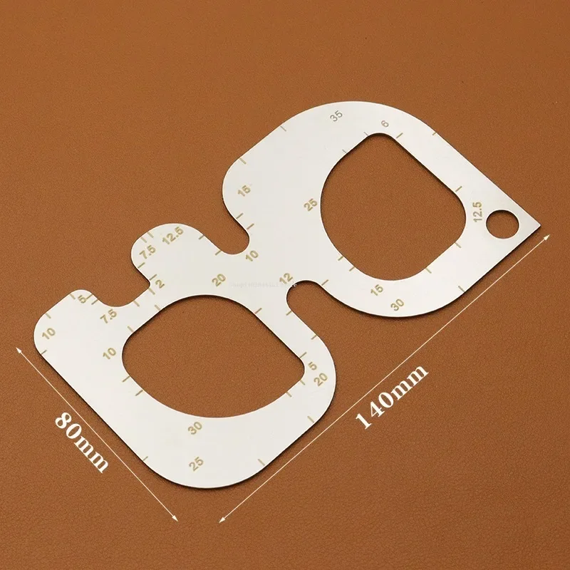 R Positioning Ruler Stainless  - Leatherwork Ruler บทวิจารณ์และราคา