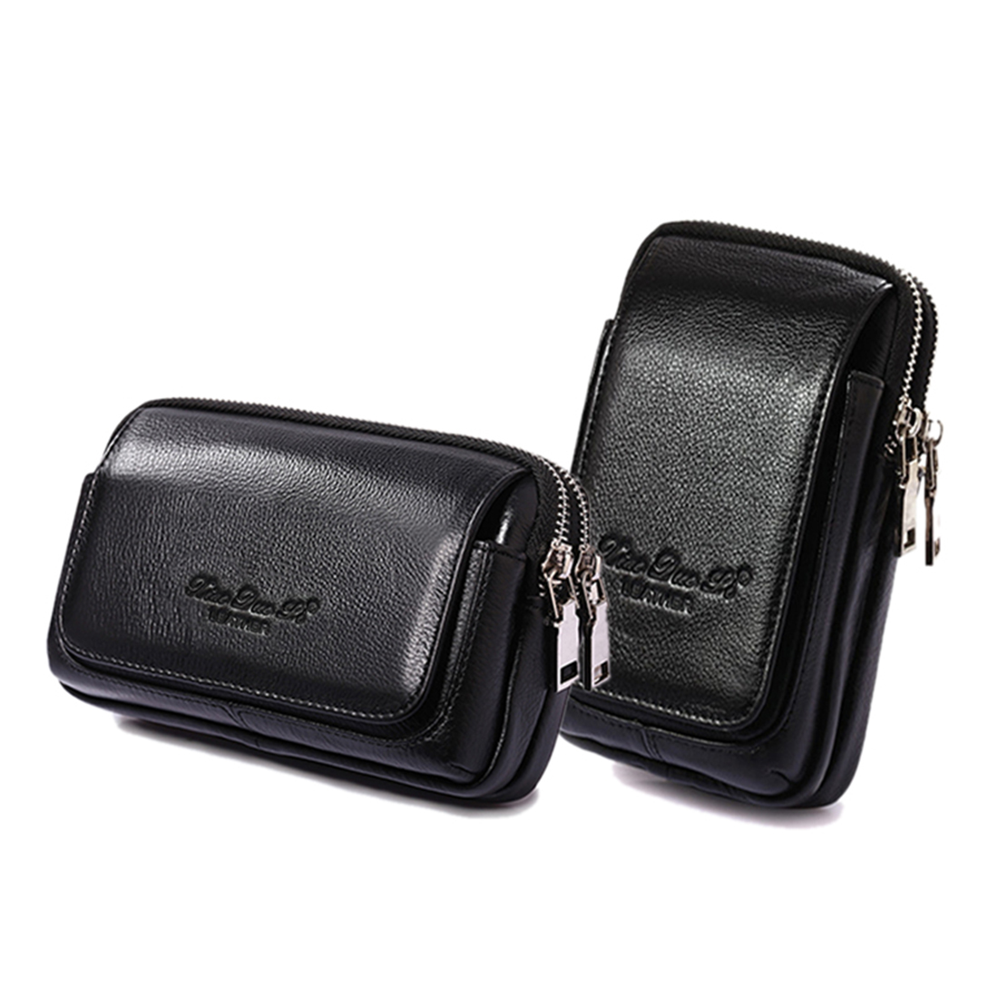 Men Genuine Leather Waist Fann - Leatherwork Wallet บทวิจารณ์และราคา