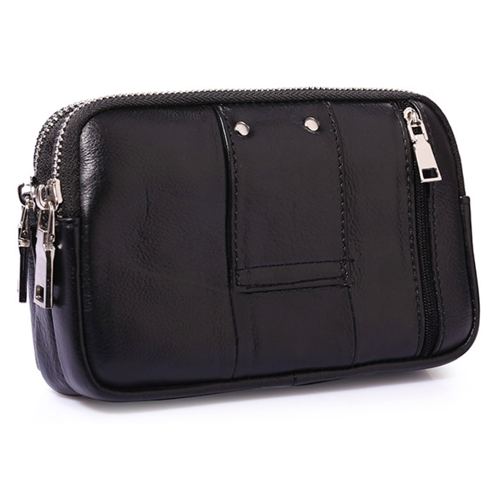 Men Genuine Leather Waist Fann - Leatherwork Wallet บทวิจารณ์และราคา