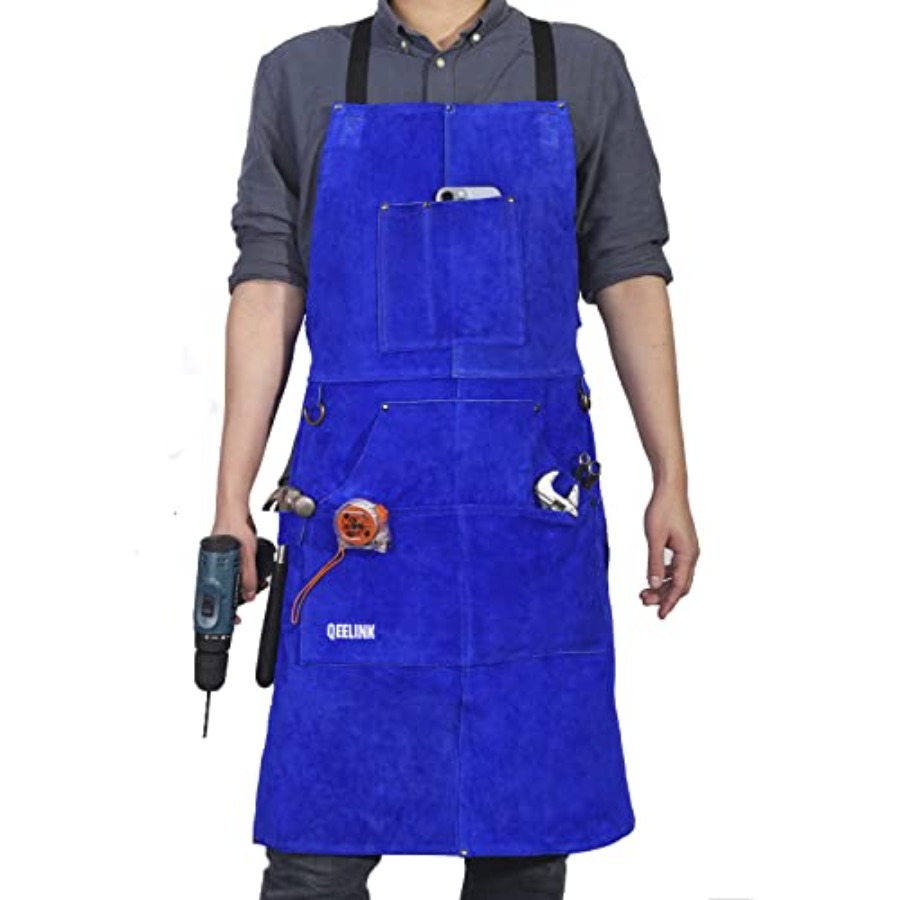 Leather Welding Work Apron wit - Leatherwork Apron บทวิจารณ์และราคา