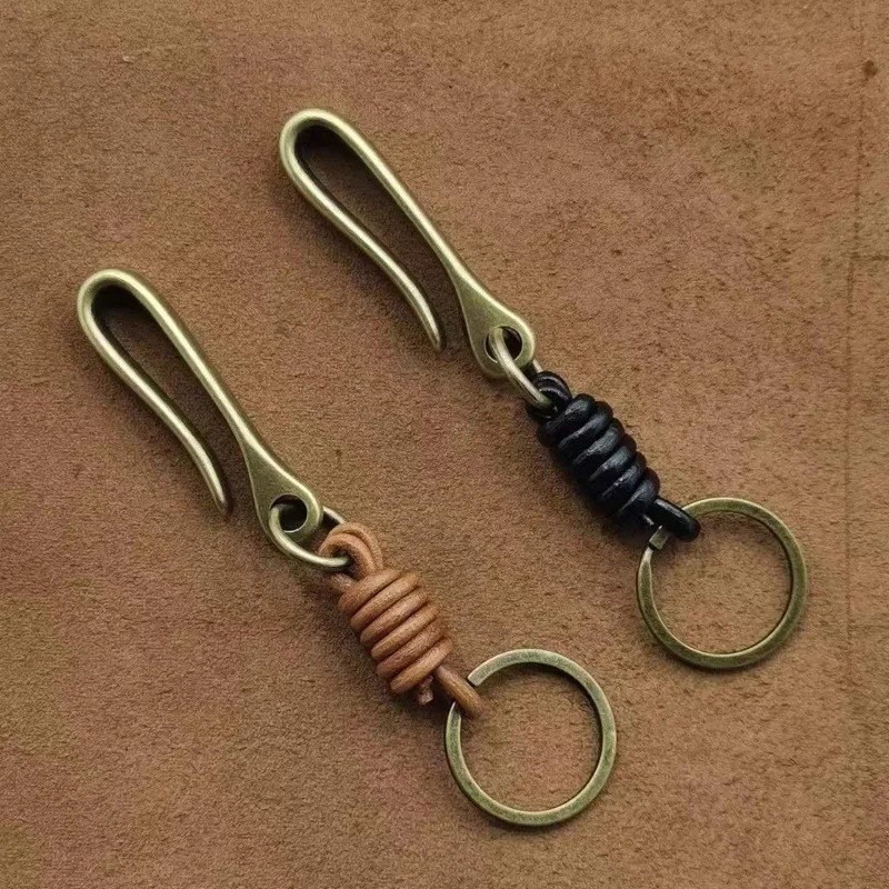 Handwoven Genuine Leather Key  - Leatherwork Ruler บทวิจารณ์และราคา