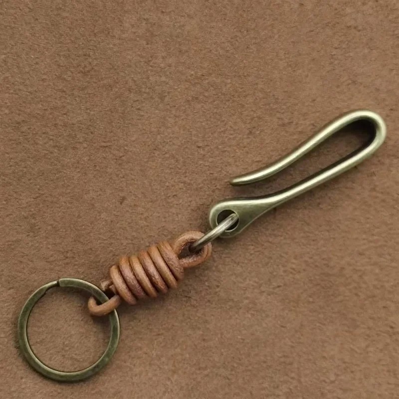 Handwoven Genuine Leather Key  - Leatherwork Ruler บทวิจารณ์และราคา