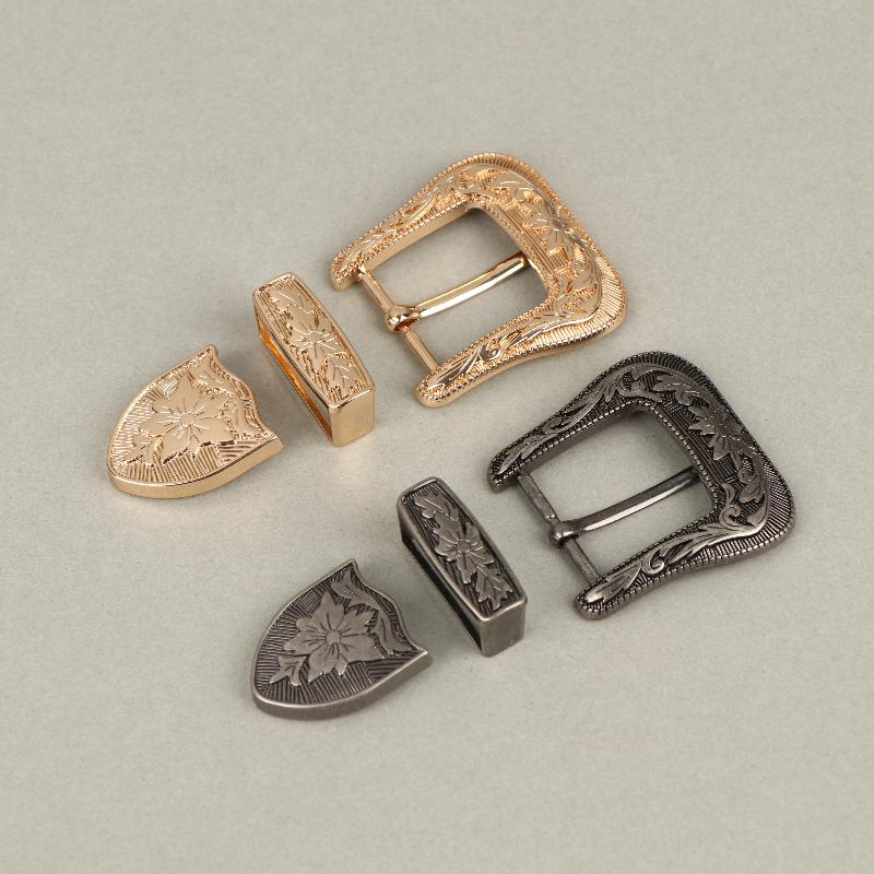 Floral Engraved Vintage Metal  - Leatherworking Classic บทวิจารณ์และราคา