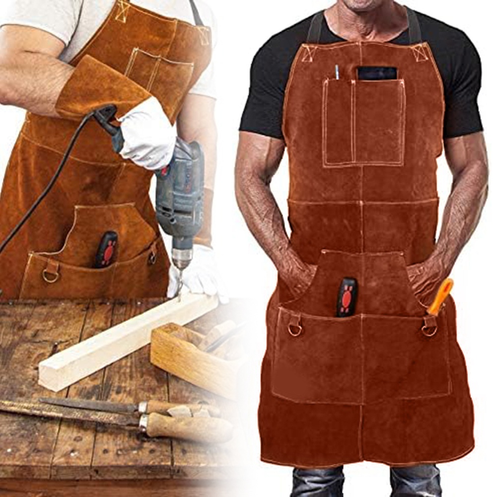 For Welder For Blacksmith Cowh - Leatherwork Apron บทวิจารณ์และราคา