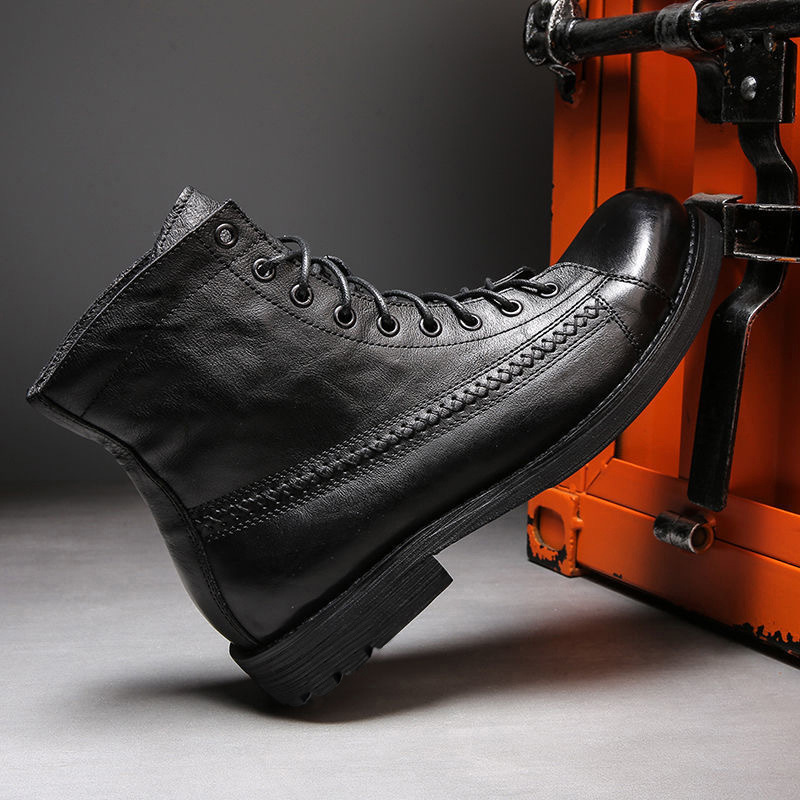 Mens Ankle Boots Classic Handm - Leatherworking Classic บทวิจารณ์และราคา
