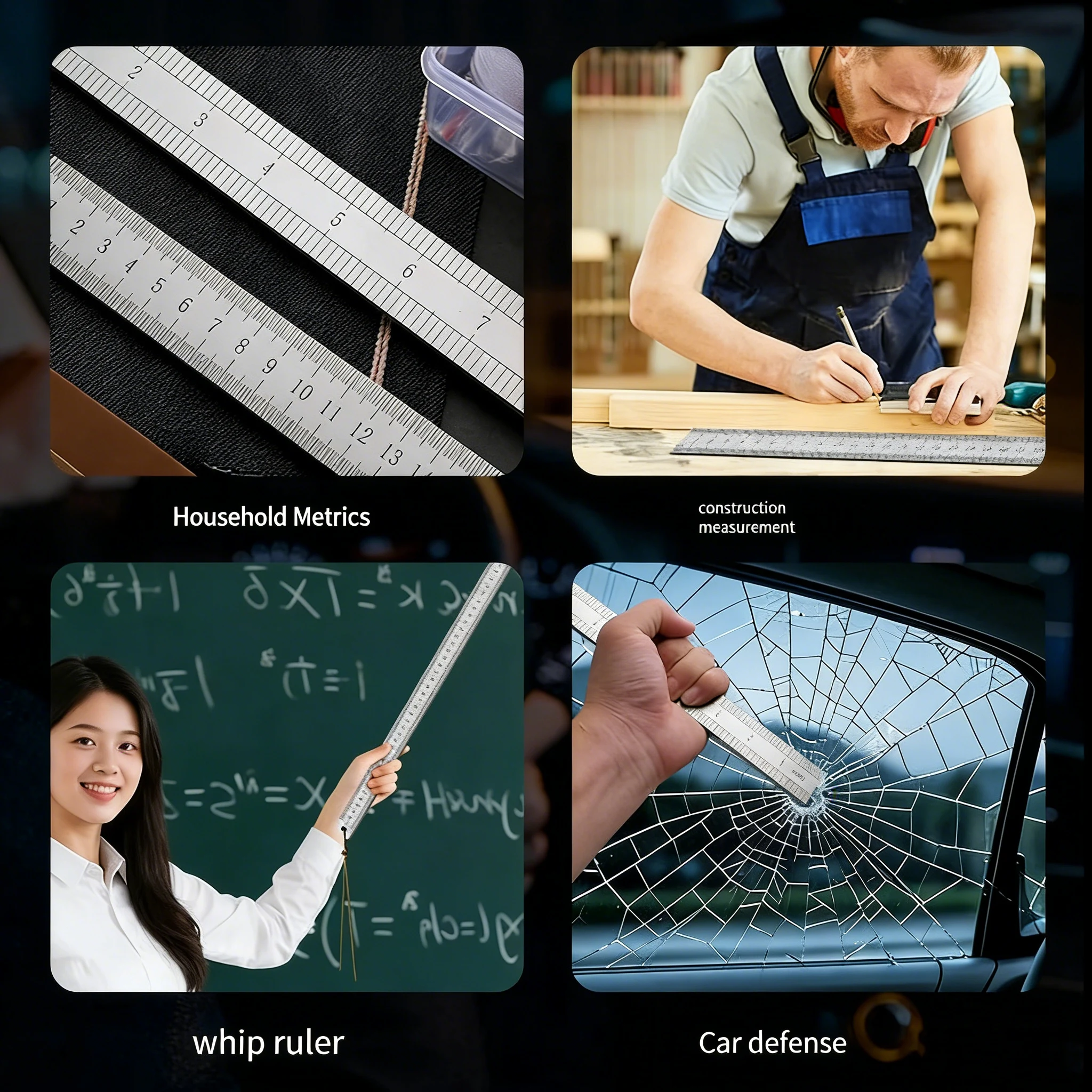 2.5mm Forged Longquan Steel Ru - Leatherwork Ruler บทวิจารณ์และราคา