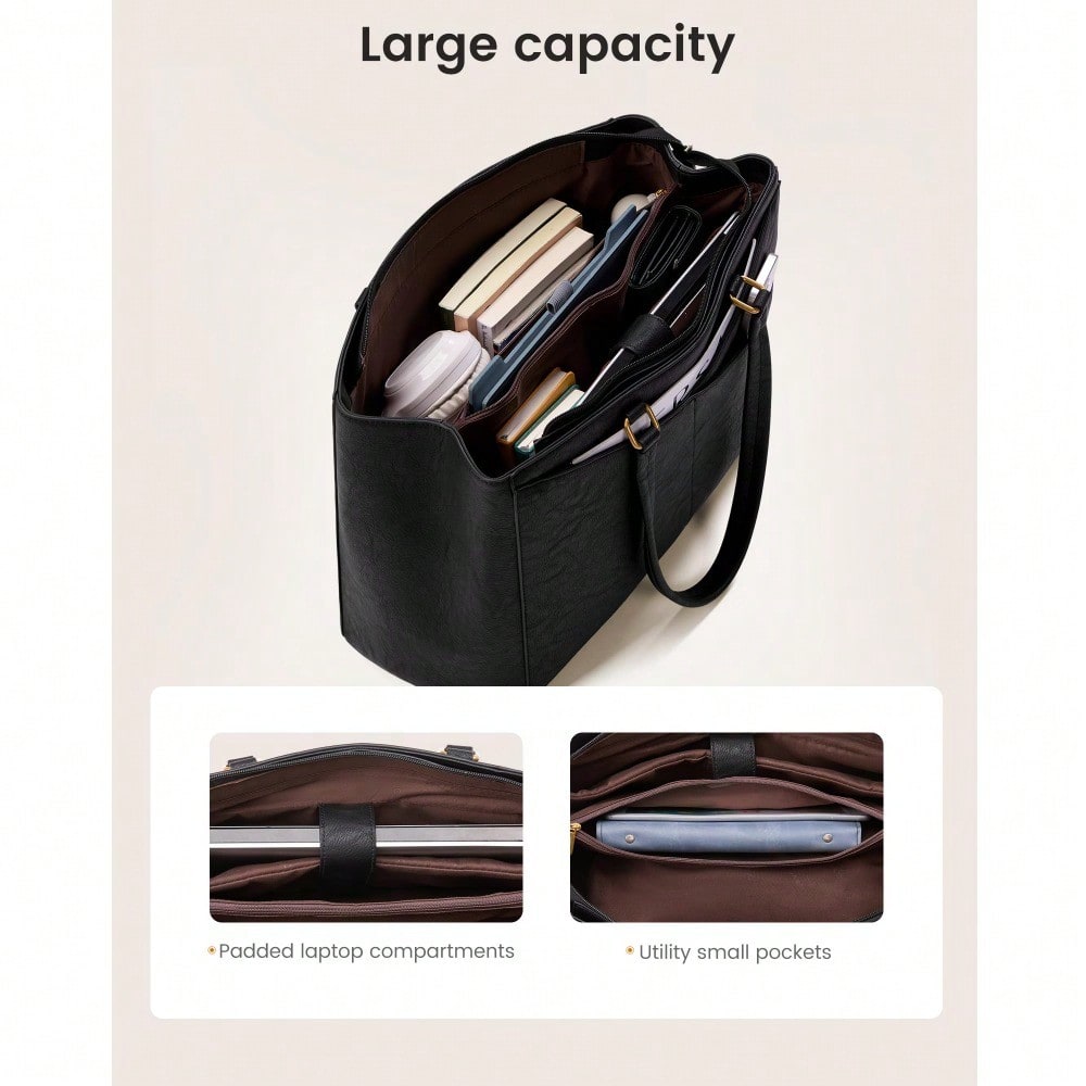 Women's Laptop Tote Bag – PU L - Leatherworking Classic บทวิจารณ์และราคา