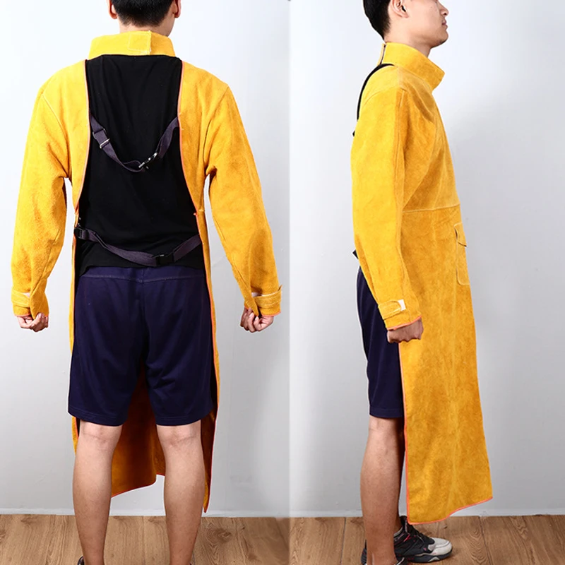 Cowhide Leather Anti-scalding  - Leatherwork Apron บทวิจารณ์และราคา