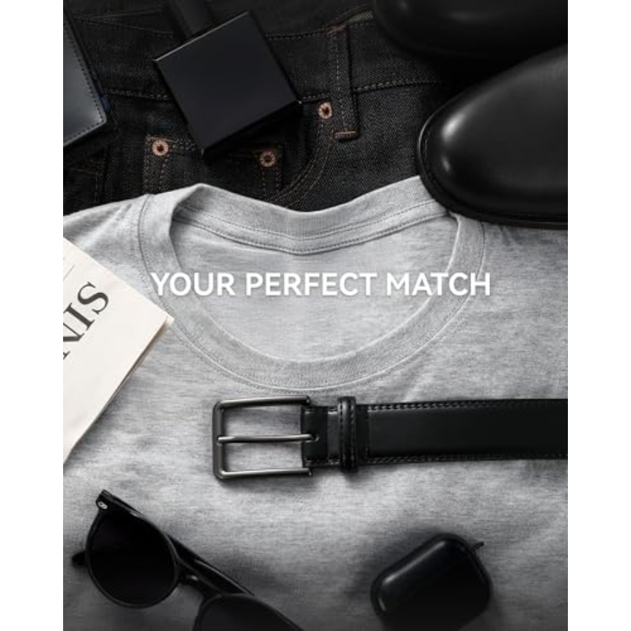 Mens Belt Leather - 1 3/8
