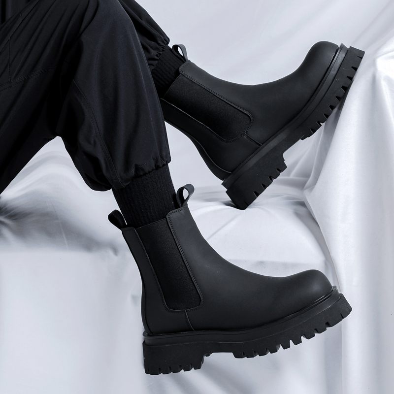 2026 Platform Black High Top B - Leather Work Flats บทวิจารณ์และราคา