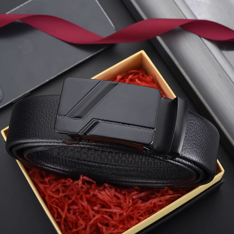 Fashion Business Men's Belt Ge - Leather Work Jeans บทวิจารณ์และราคา