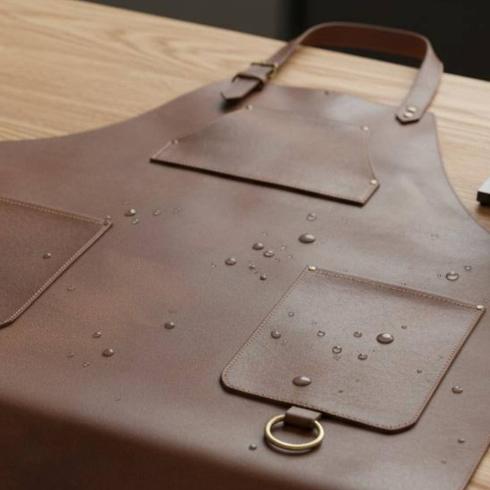 Waterproof Hair Stylist Apron  - Leatherwork Apron บทวิจารณ์และราคา