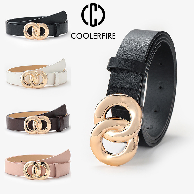 Women's Trousers Belt  High Qu - Leather Work Jeans บทวิจารณ์และราคา