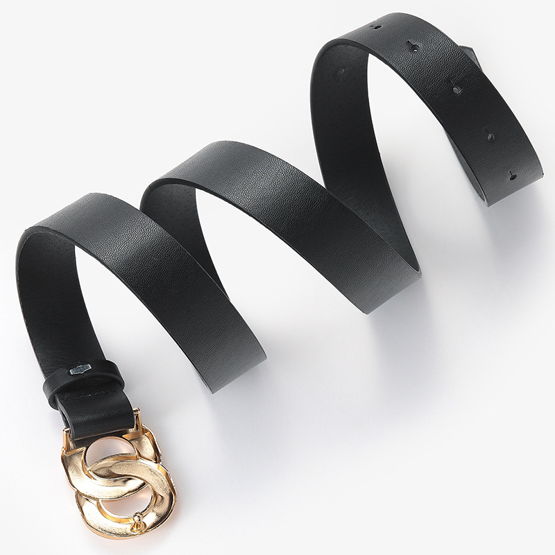 Women's Trousers Belt  High Qu - Leather Work Jeans บทวิจารณ์และราคา
