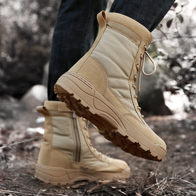 Outdoor Hiking Shoes Mesh Brea - Leather Work Flats บทวิจารณ์และราคา