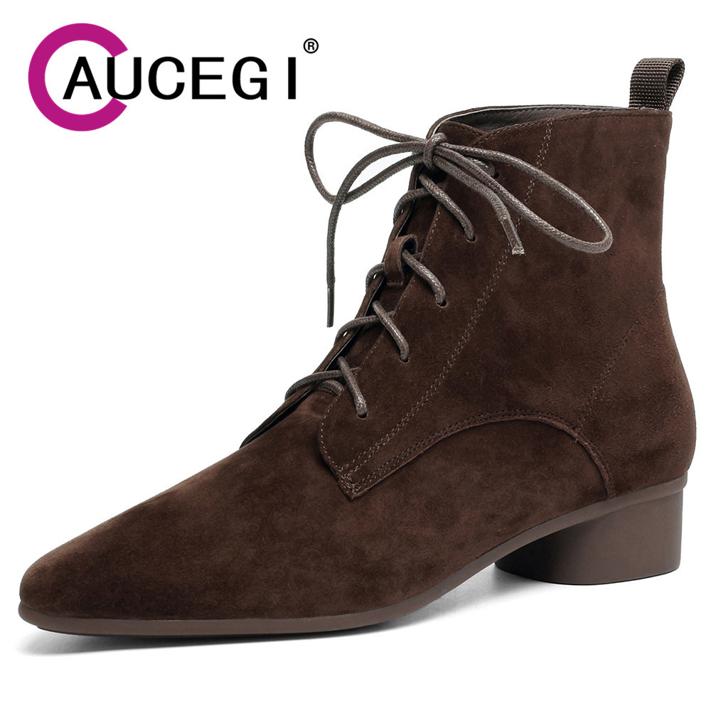 Aucegi Women Kid Suede Simple  - Leather Work For Kids บทวิจารณ์และราคา