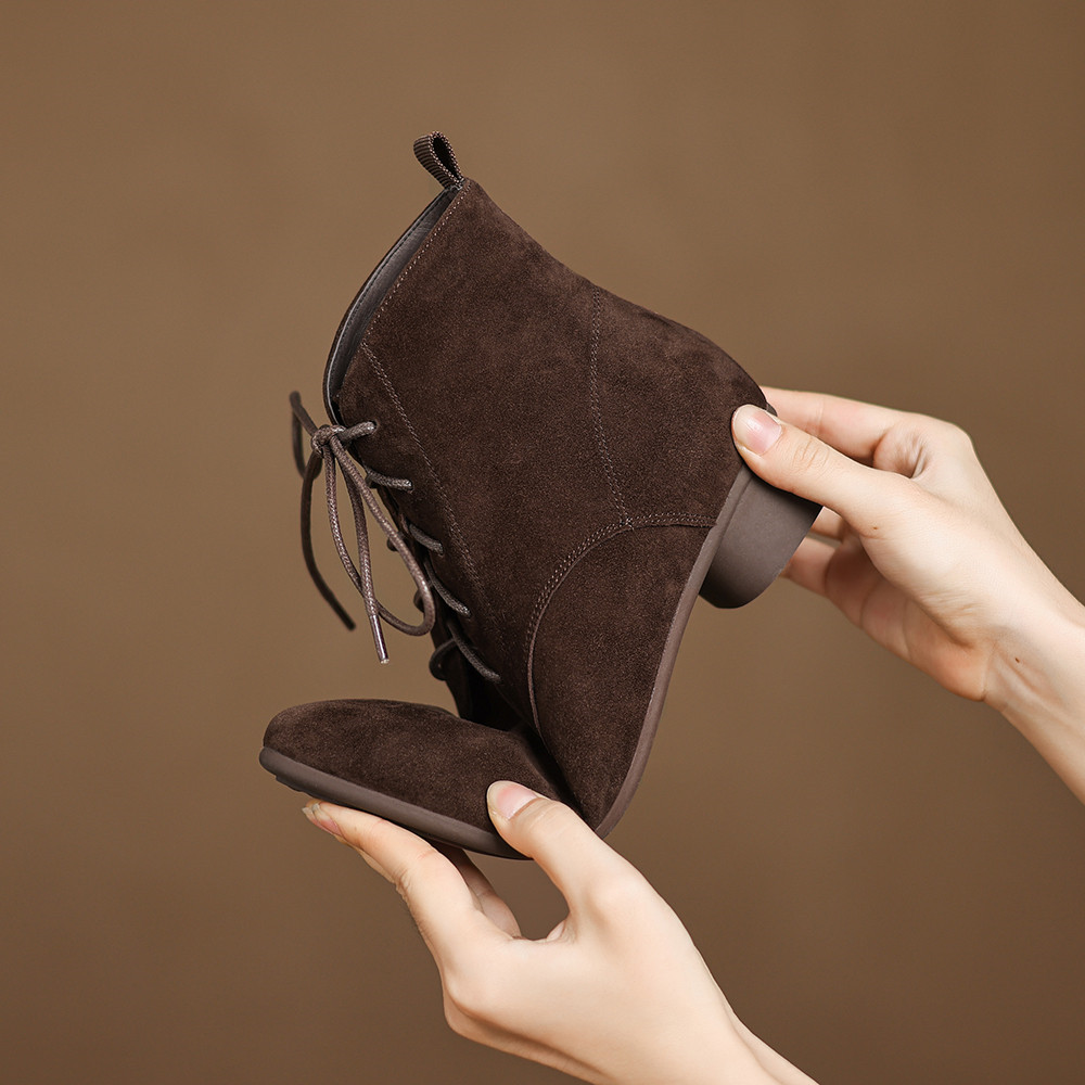 Aucegi Women Kid Suede Simple  - Leather Work For Kids บทวิจารณ์และราคา