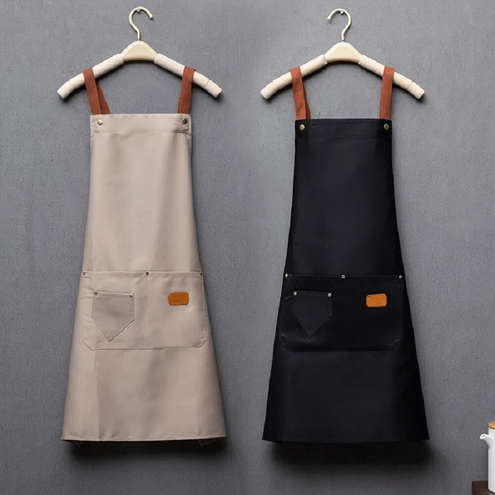 1pcs New Fashion Kitchen Apron - Leatherwork Apron บทวิจารณ์และราคา