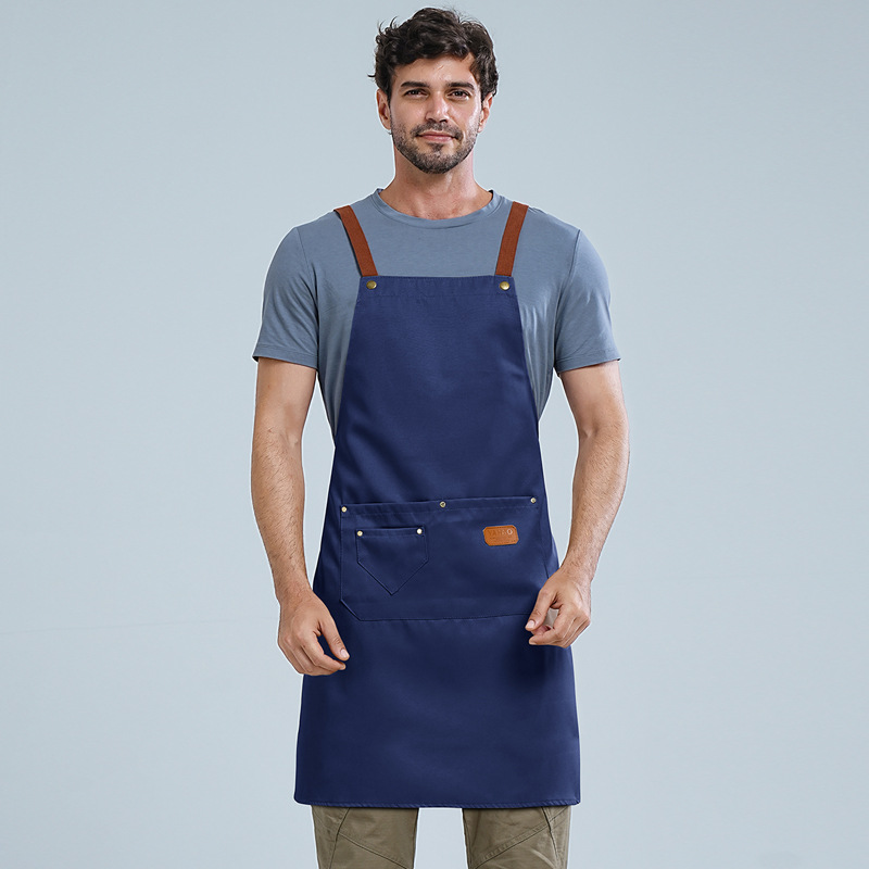1pcs New Fashion Kitchen Apron - Leatherwork Apron บทวิจารณ์และราคา