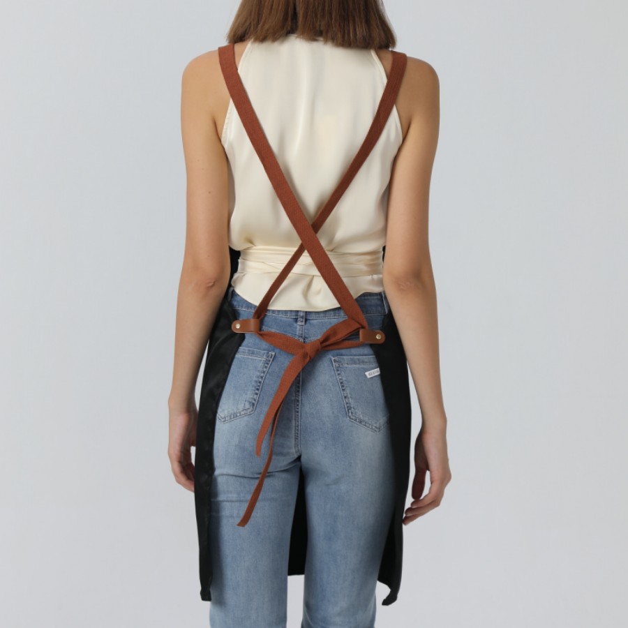 1pcs New Fashion Kitchen Apron - Leatherwork Apron บทวิจารณ์และราคา