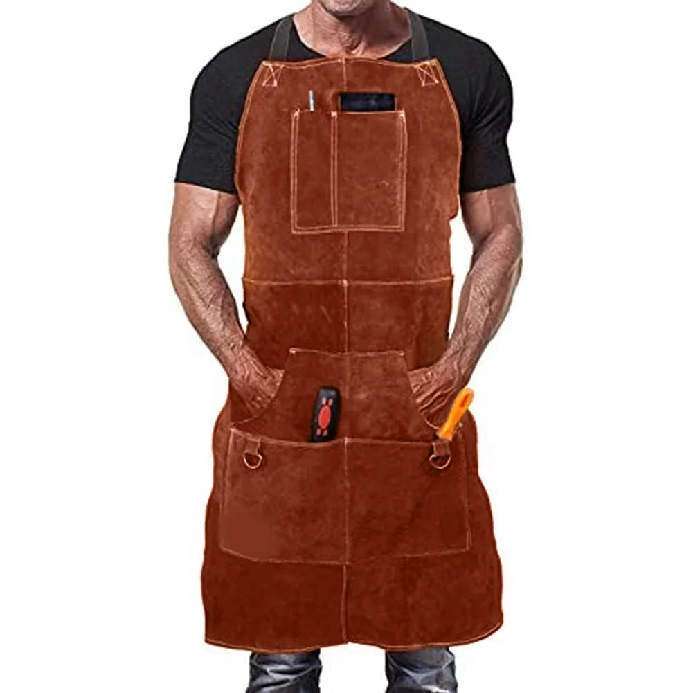 Cowhide Leather Industrial Use - Leatherwork Apron บทวิจารณ์และราคา