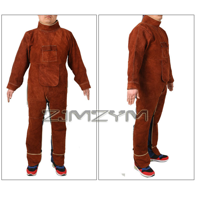 Cowhide Leather Welding Suit W - Leatherwork Apron บทวิจารณ์และราคา