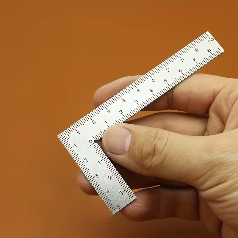Mini L-Shaped Stainless Steel  - Leatherwork Ruler บทวิจารณ์และราคา