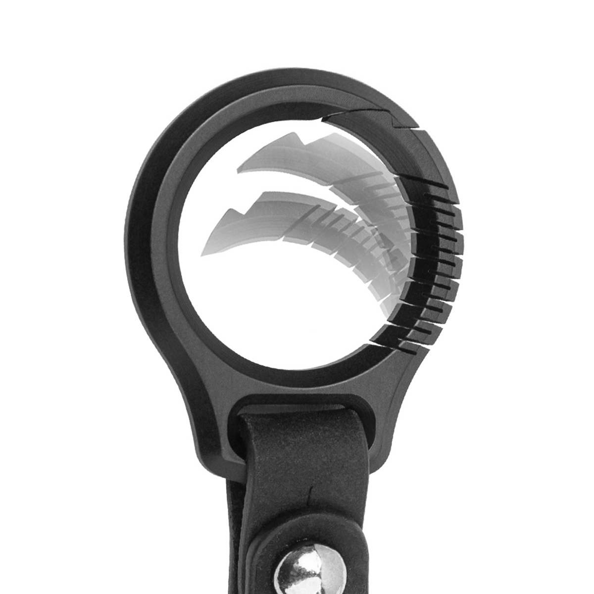 Black Titanium Key Chain Luxur - Leatherwork Ruler บทวิจารณ์และราคา