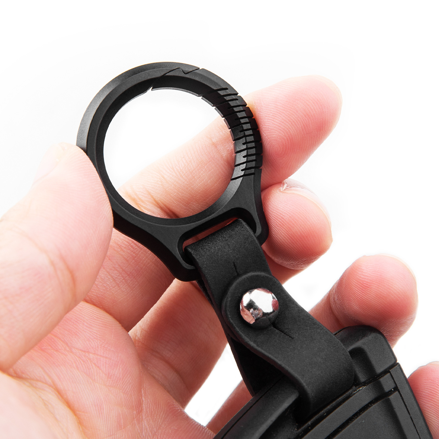 Black Titanium Key Chain Luxur - Leatherwork Ruler บทวิจารณ์และราคา