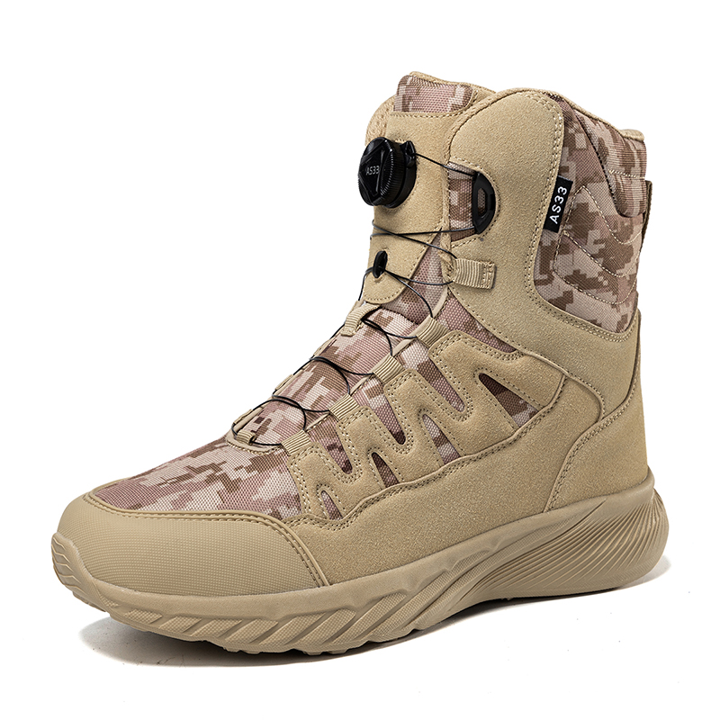 Large Outdoor Training Boots M - Leather Work Boots บทวิจารณ์และราคา