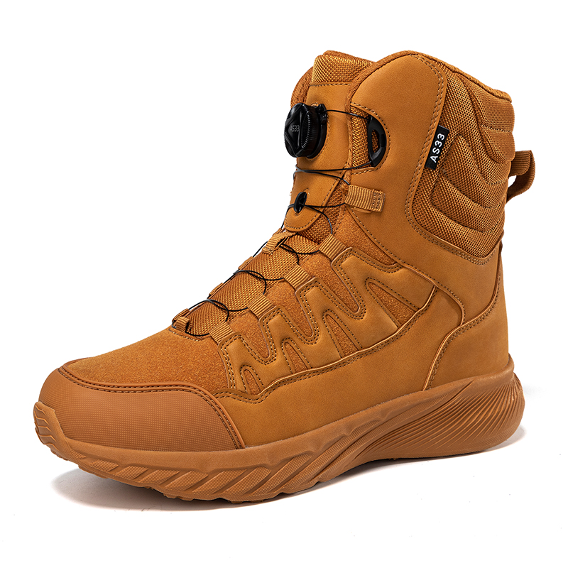 Large Outdoor Training Boots M - Leather Work Boots บทวิจารณ์และราคา